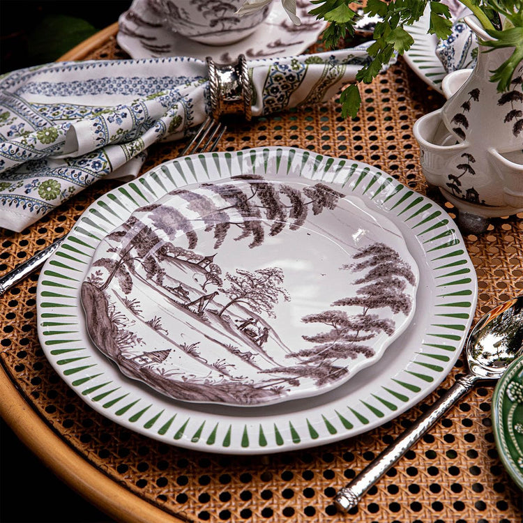 Country Estate Party Plate Assorted Set (4 Count)