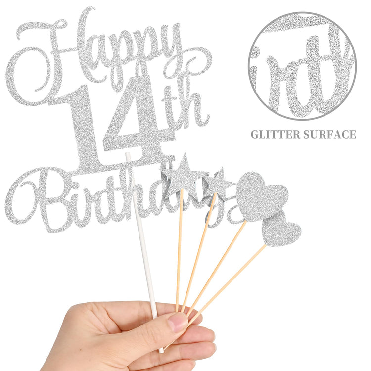 14th Birthday Cake Decorations