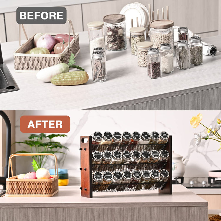Spice Rack Spice Rack Organizer without Seasoning Jars