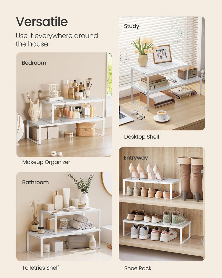 Spice Rack Expandable Kitchen Countertop Shelf