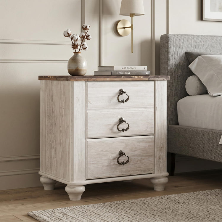 Willowton 2 Drawer Nightstand