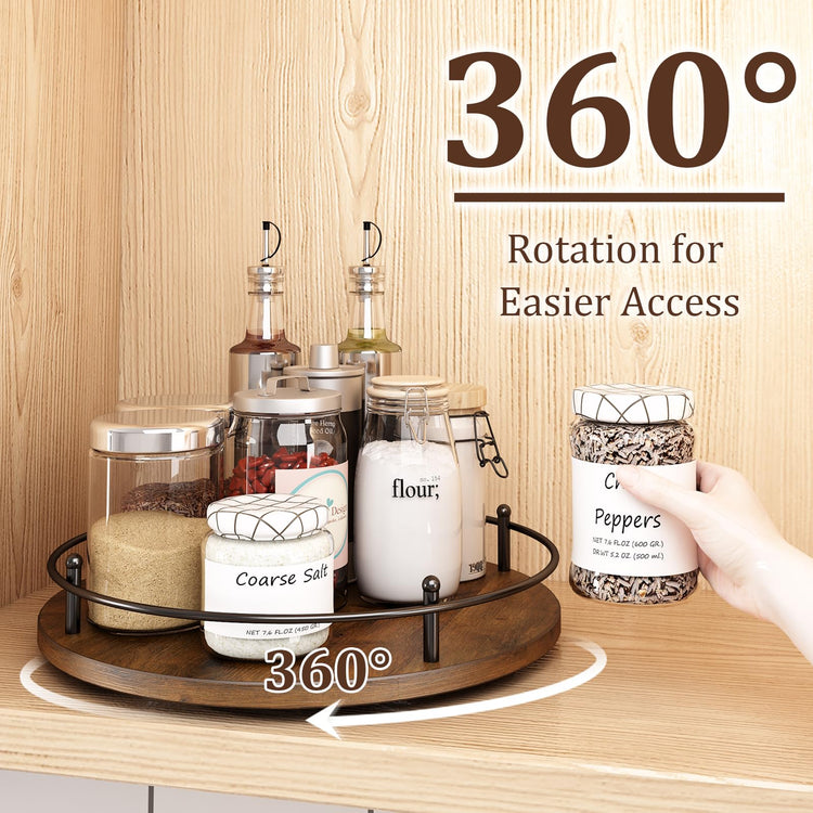 12" Lazy Susan Turntable Organizer