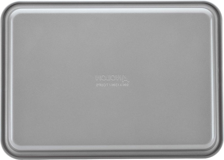 Anolon Gourmet Nonstick Bakeware Set with Nonstick Cookie Sheets / Baking Sheets - 3 Piece, Graphite Gray