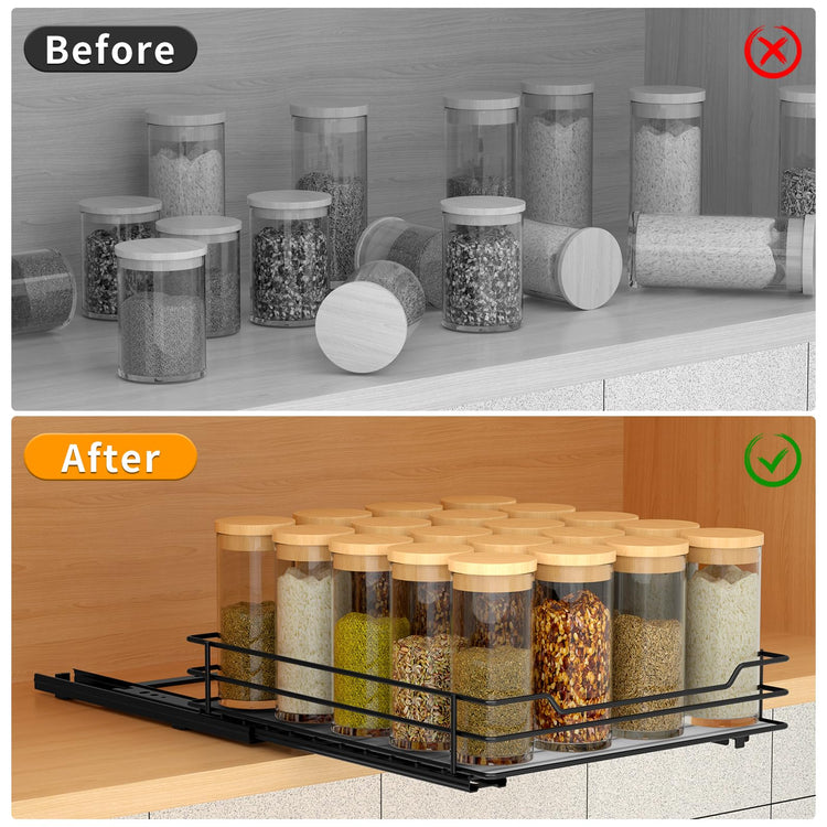 Pull Out Spice Rack Organizer for Cabinet