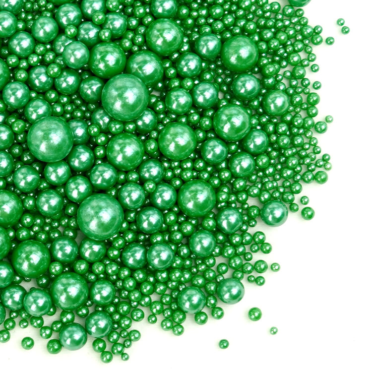 Deep Green Pearl Sugar Candy Sprinkles (4.5 Ounce)