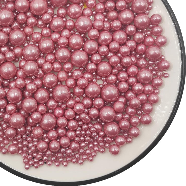 Edible Rose gold Pearls Sugar Sprinkles 120g (4.2 Ounce)