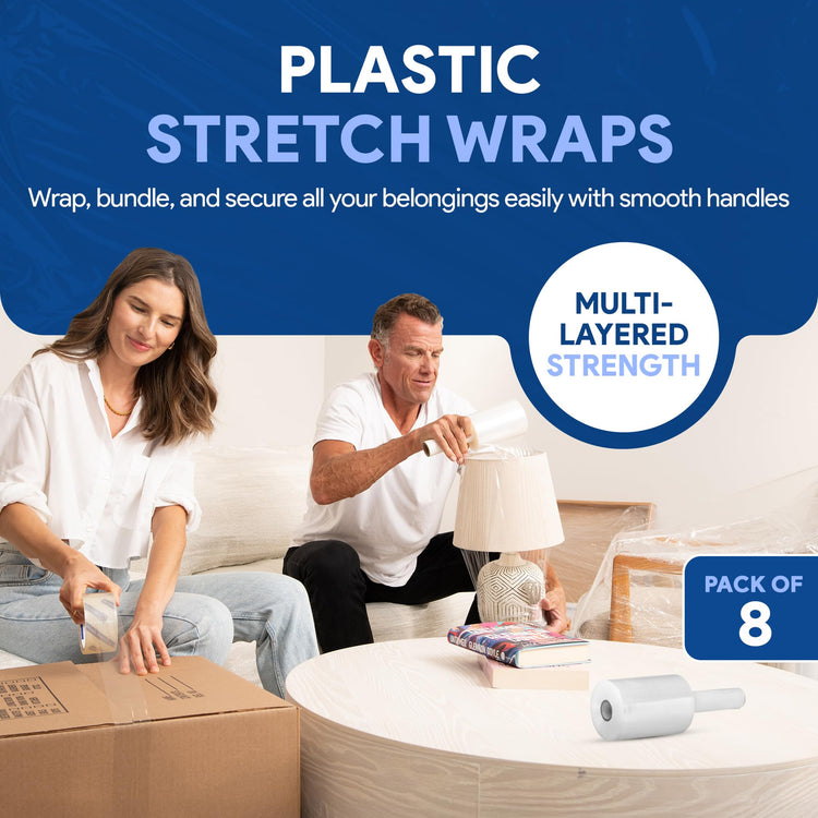 5" 80 Gauge Plastic Stretch Film