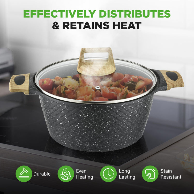 22 Piece Nonstick Ceramic Cookware Set