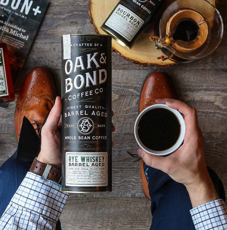 Rye Whiskey Barrel Aged Coffee (10 Ounce)
