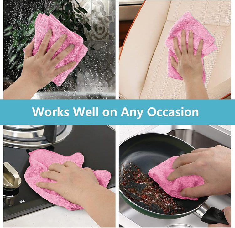 50PK Microfiber Cleaning Cloth (50 Count)