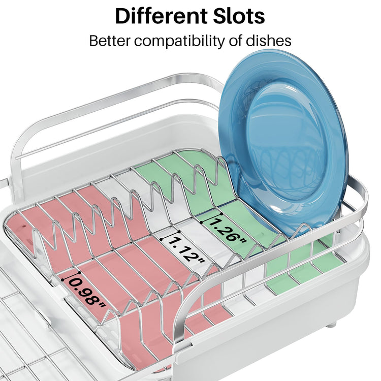 Expandable Dish Drying Rack for Kitchen Counter