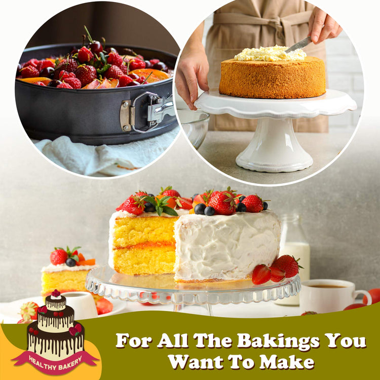 10 Inch Non stick Springform Pan with Removable Bottom