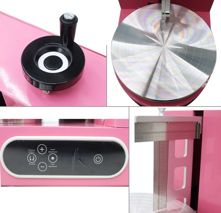 Electric Cake Frosting & Smoothing Machine Stainless Steel 110V