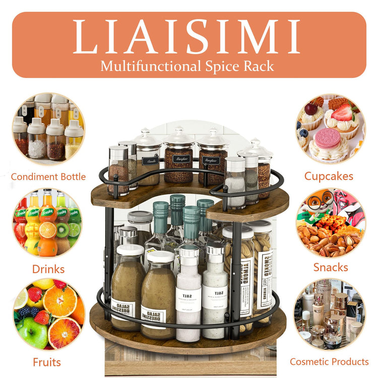 2 Tier Lazy Susan Organizer