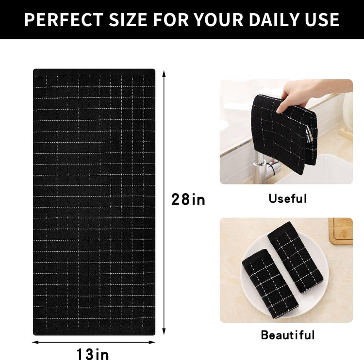 100% Cotton Terry Kitchen Towels (6 Count)