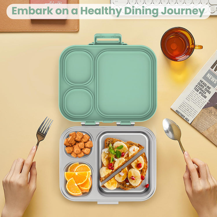 Stainless Steel Bento Lunch Box for Kids