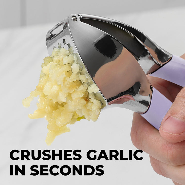 Metal Comfort Grip Garlic Press