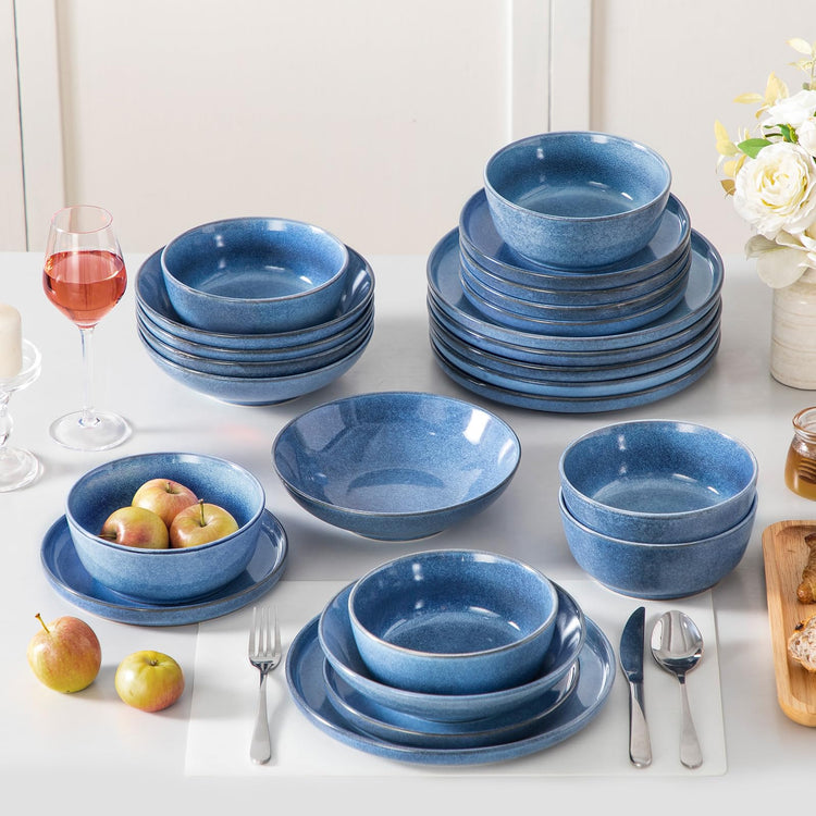 ANYA 24 Pieces Plates and Bowls Set (6 Count)