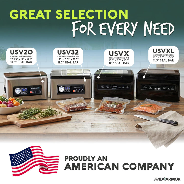 Chamber Vacuum Sealer Machine USV20 Ultra Series for Wet Foods
