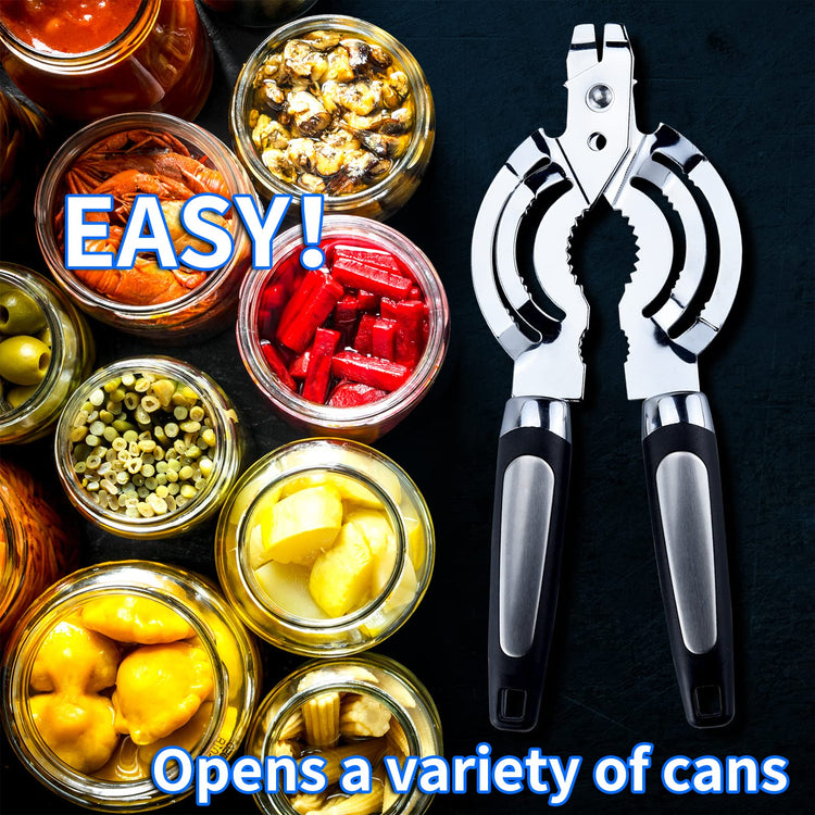 Jar Opener Adjustable Bottle Opener For Seniors with Arthritis