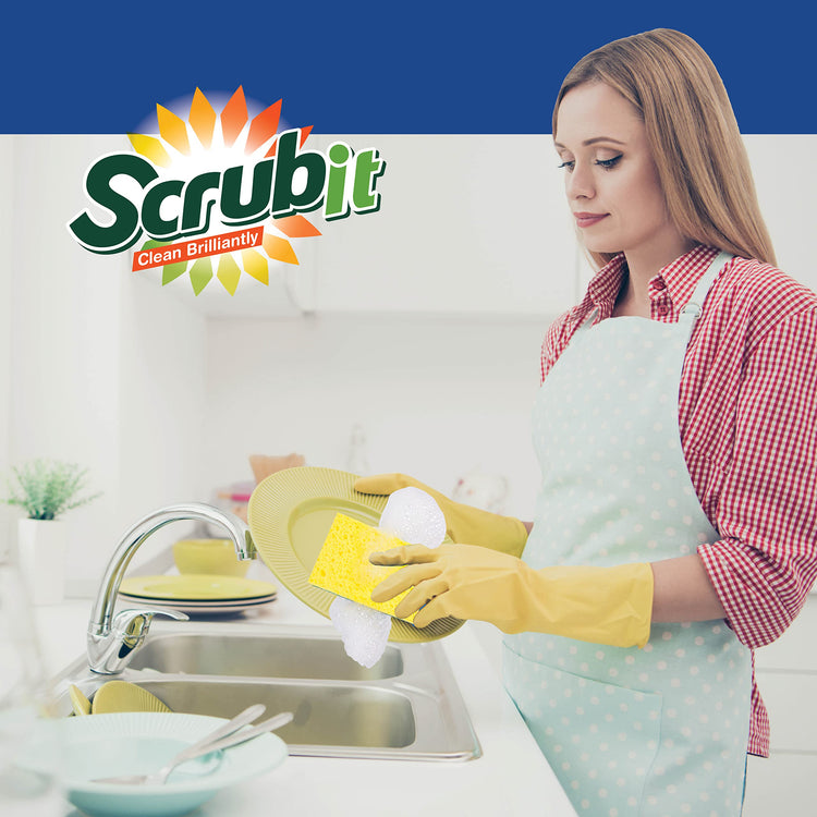 48 Pack Heavy Duty Scrub Sponges (48 Count)