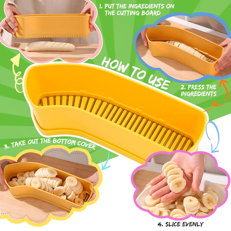 Extra Large Fruit Slicer Banana Cutter