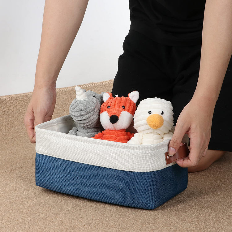 Set of 6 Small Baskets for Organizing (6 Count)