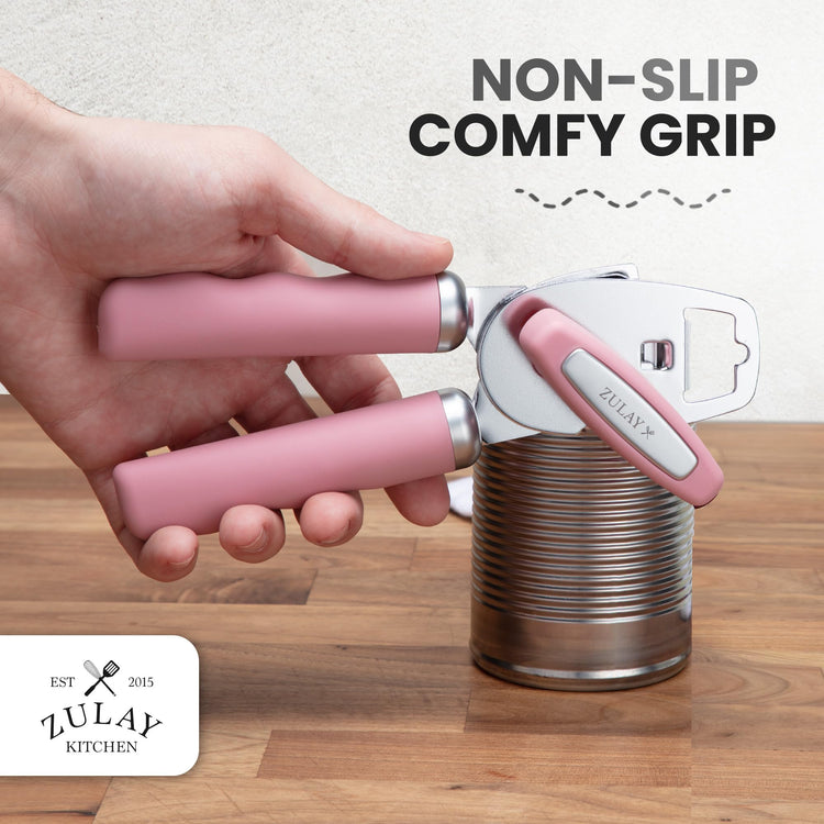 Heavy Duty Stainless Steel Can Opener Manual with Bottle Opener