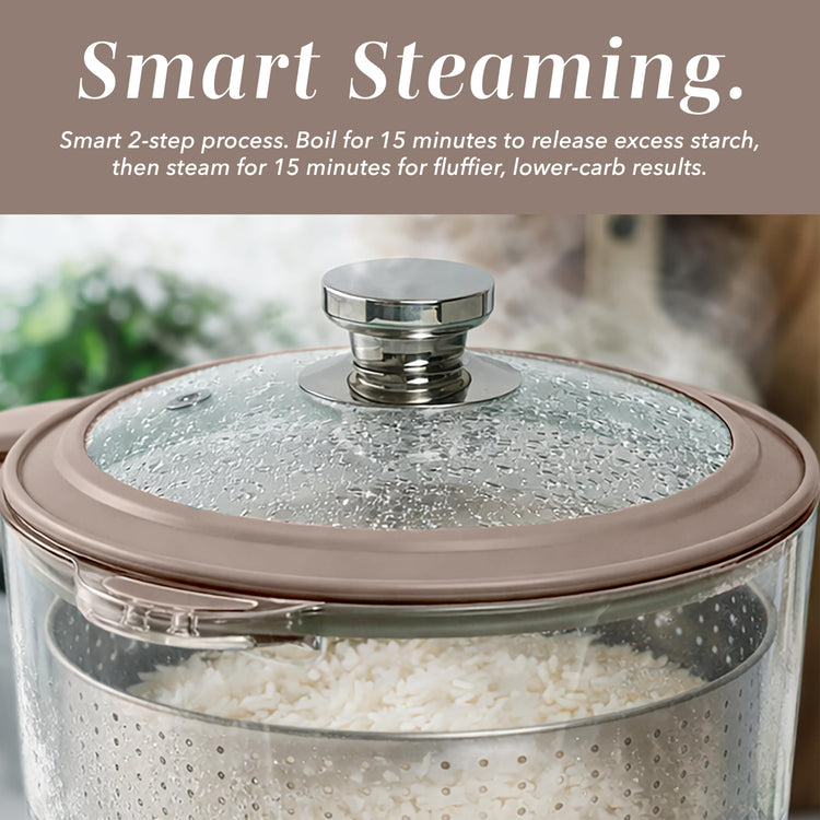 Glass Mini Low Carb Rice Cooker