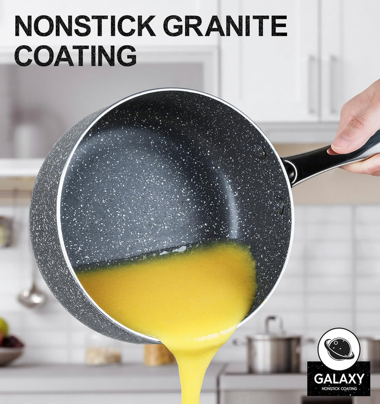 Sauce Pan with Lid (3 Count)