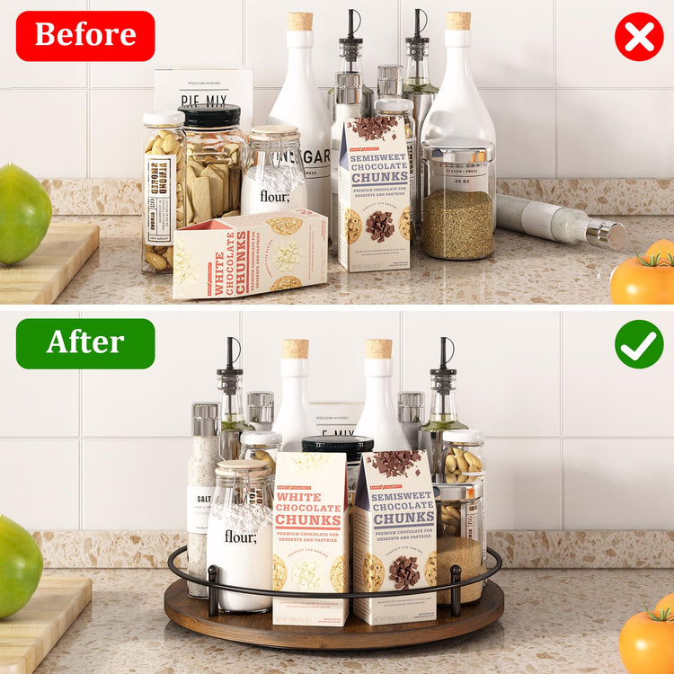 12" Lazy Susan Turntable Organizer