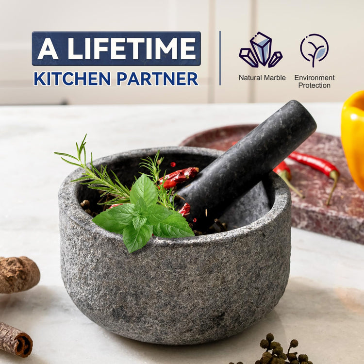 Granite Mortar and Pestle Set
