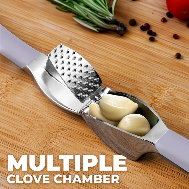 Metal Comfort Grip Garlic Press