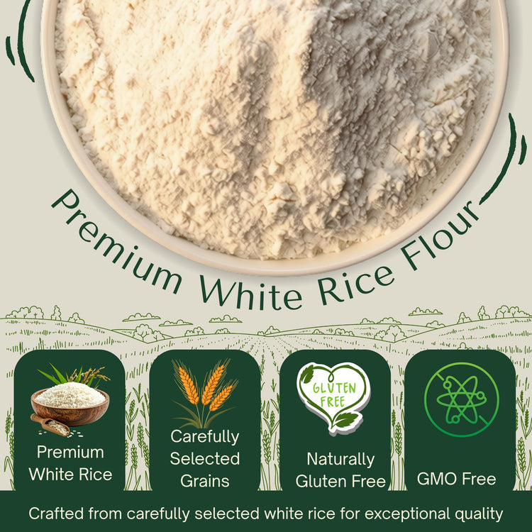 White Rice Flour 1 lbs (16 Ounce)