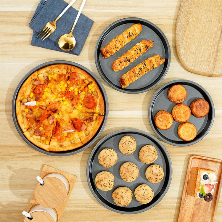 2Pcs 12 inch Pizza Pan for Oven (2 Count)