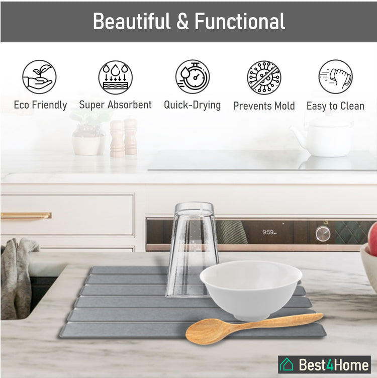Stone Drying Mat for Kitchen Counter
