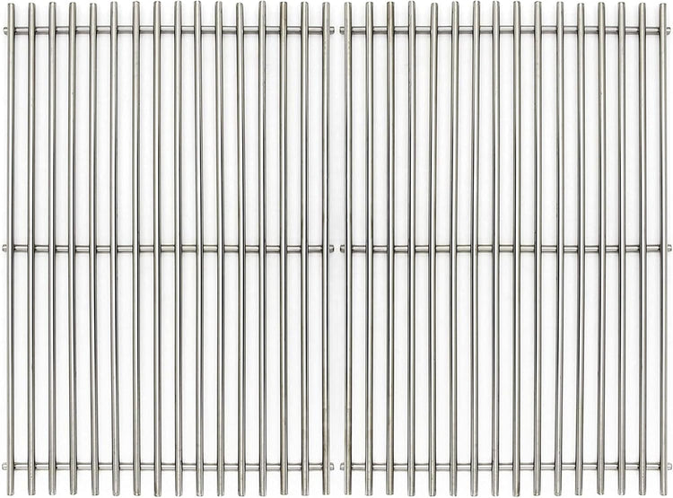 17.5" Stainless Steel 7639 Gas Grill Grates for Weber Spirit 300 Series, Spirit 700, Genesis Silver B/C, Genesis Silver B & C, Genesis Gold B & C, Genesis Platinum B & C, Genesis 1000-3500