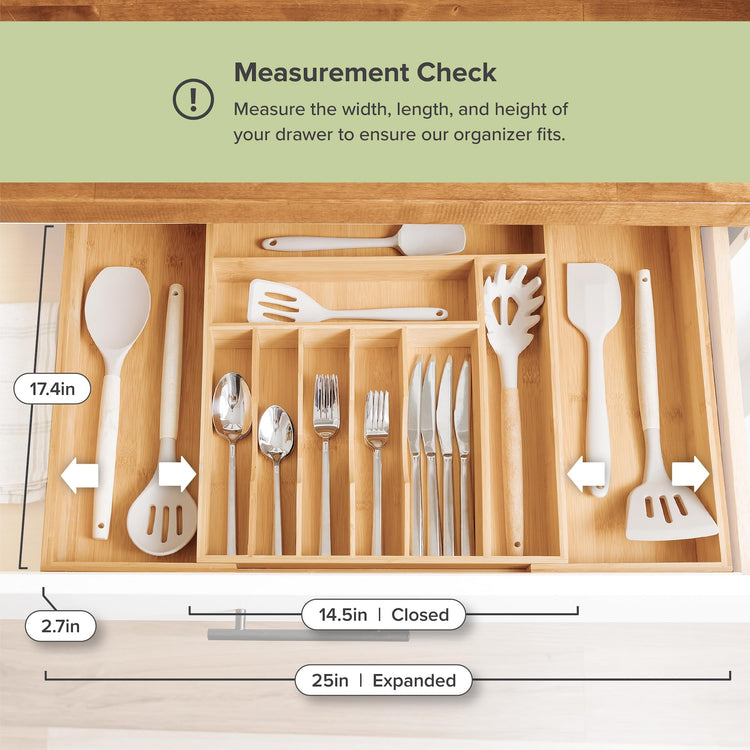 Silverware & Utensil Drawer Organizer