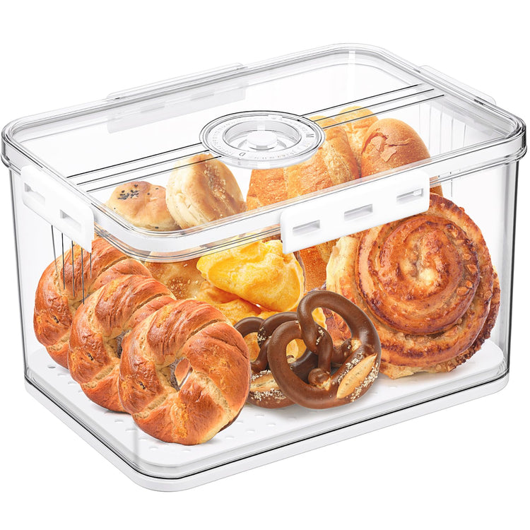 Bread Box for Homemade Bread Boxes for Kitchen Counter Airtight