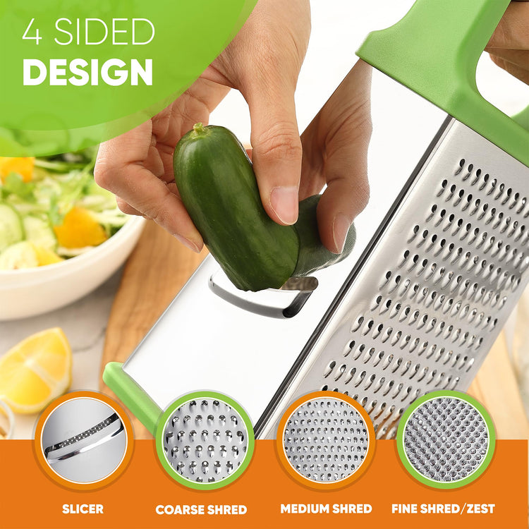 Stainless Steel XL Cheese Grater for Kitchen