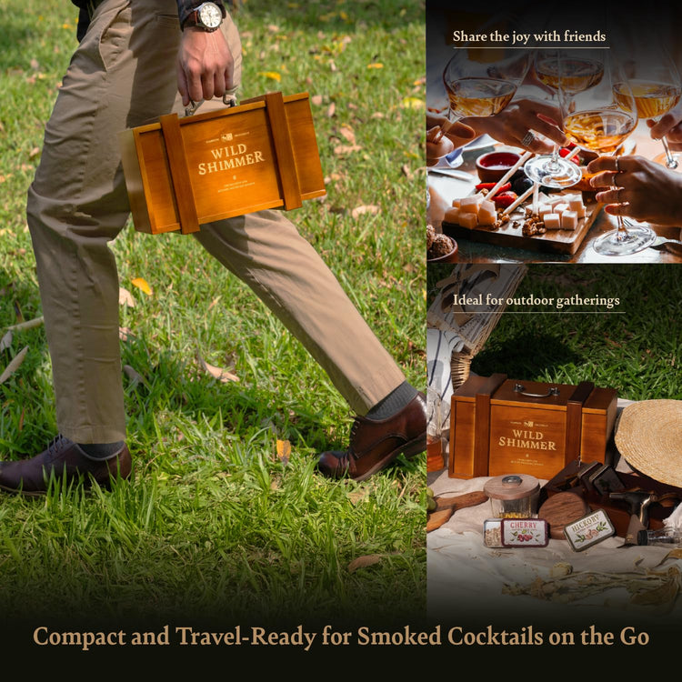 Cocktail Whiskey Smoker Kit with Torch