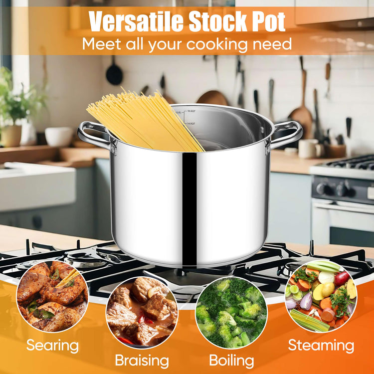16 Quart Stainless Steel Pot