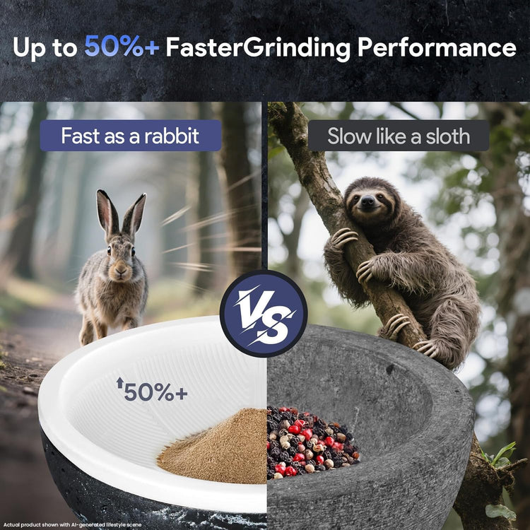 No Rock Powder Mortar and Pestle Set