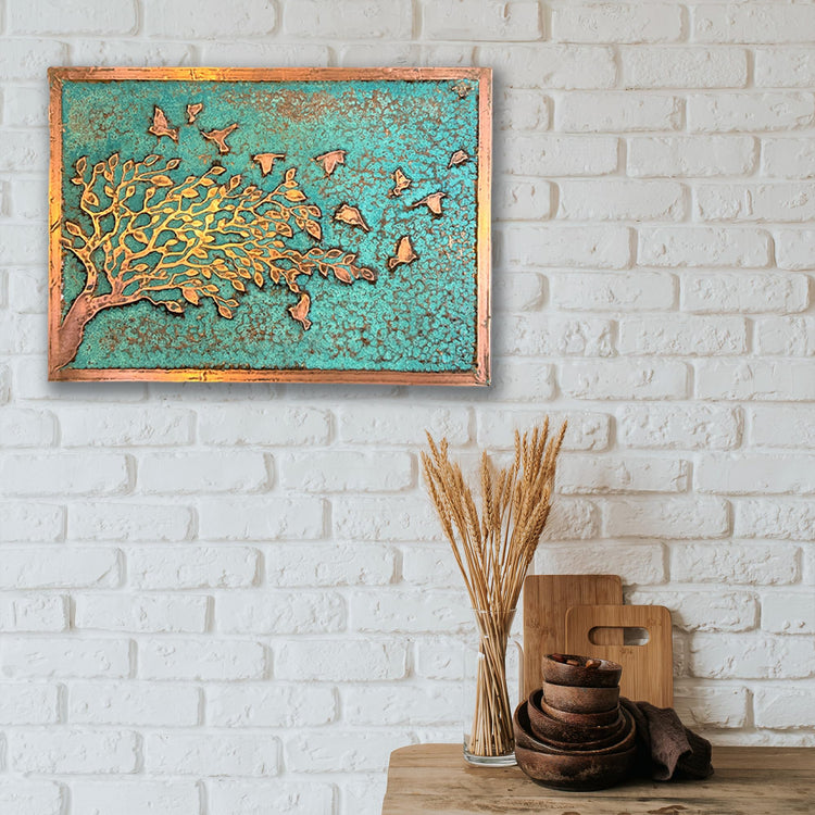 Handmade Copper Wall Art for Home