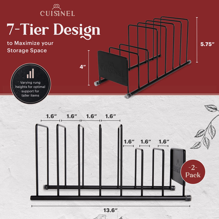 Lid and Dish Organizer Rack