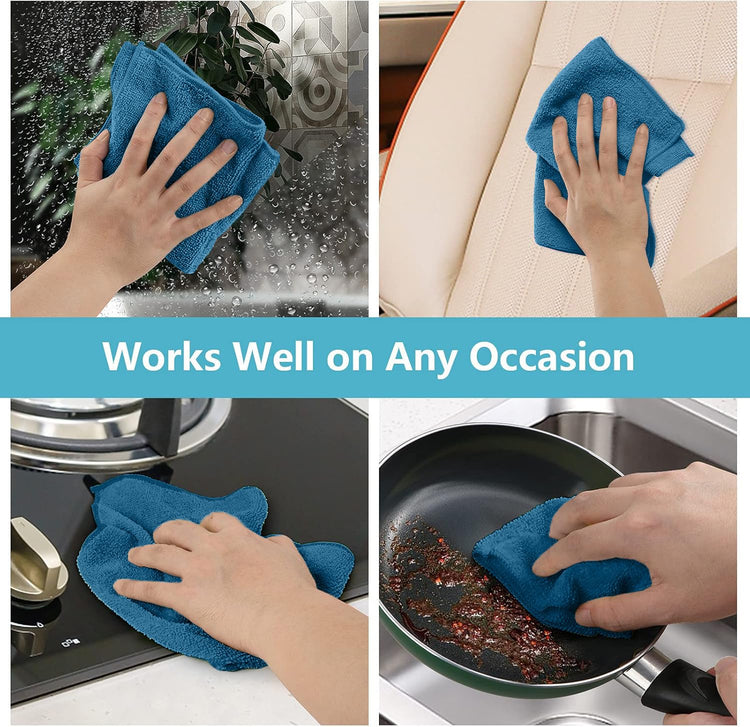 50PK Microfiber Cleaning Cloth (50 Count)