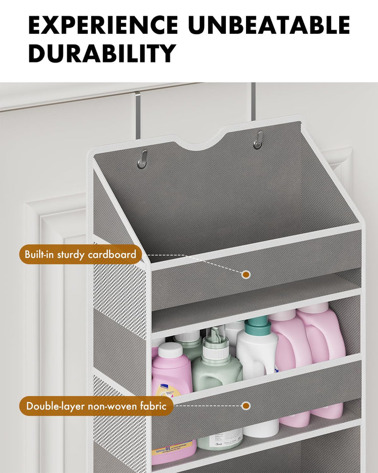 Over the Door Hanging Organizer for Bathroom & Nursery