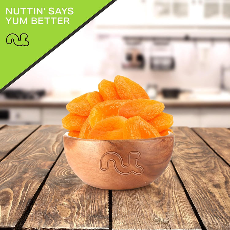 NUT CRAVINGS - Sun Dried Turkish Apricots, No Sugar Added (8oz, 1 Pack) Bulk Dry Fruits Packed Fresh in Resealable Bag - Sweet Healthy Snack, Naturally Grown, Vegan, Kosher