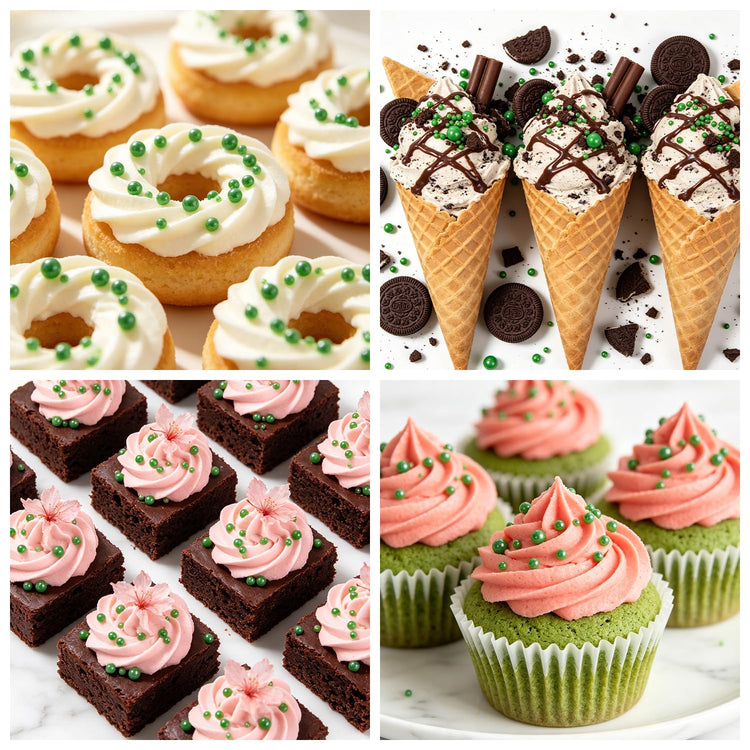 Deep Green Pearl Sugar Candy Sprinkles (4.5 Ounce)