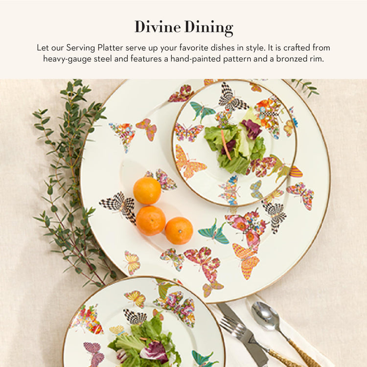 Enamel Serving Platter